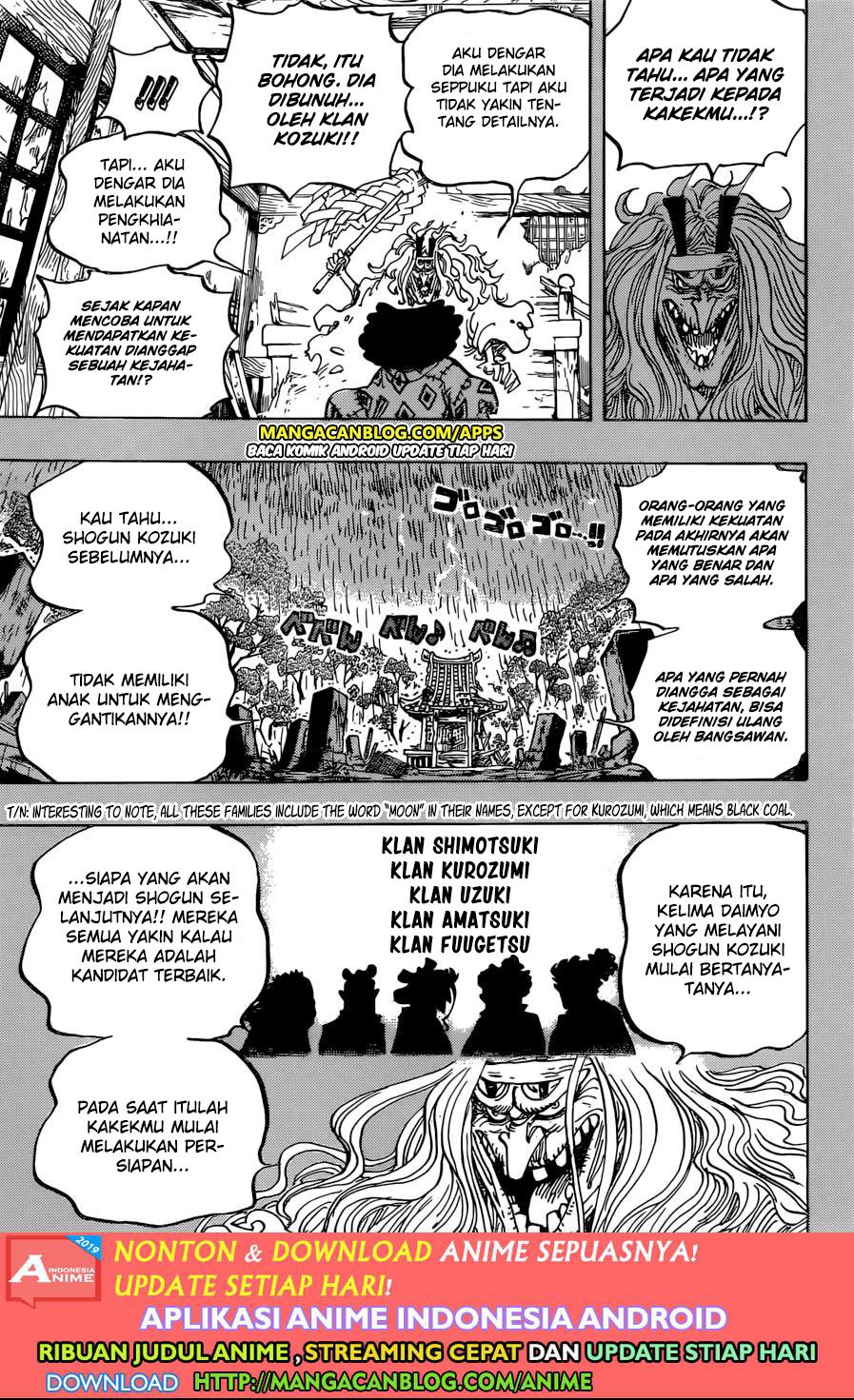 One Piece Chapter 965 Bahasa Indonesia