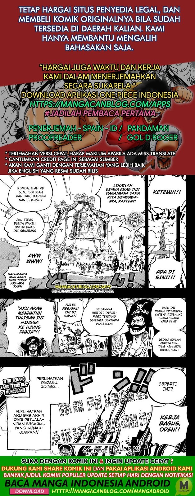 One Piece Chapter 966.5 Bahasa Indonesia