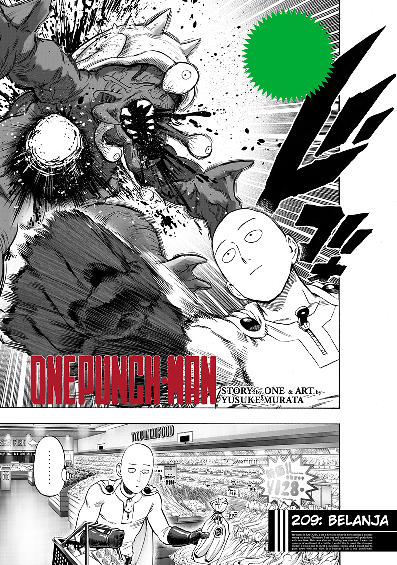 One Punch Man chapter 209