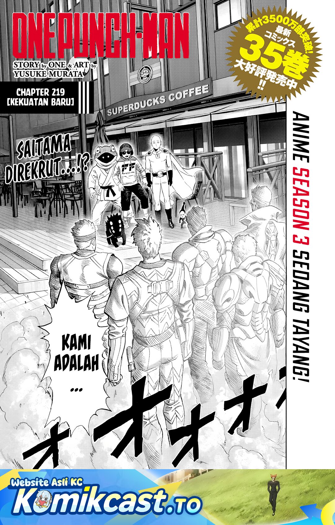 One Punch Man Chapter 293 (221 New) Bahasa Indonesia