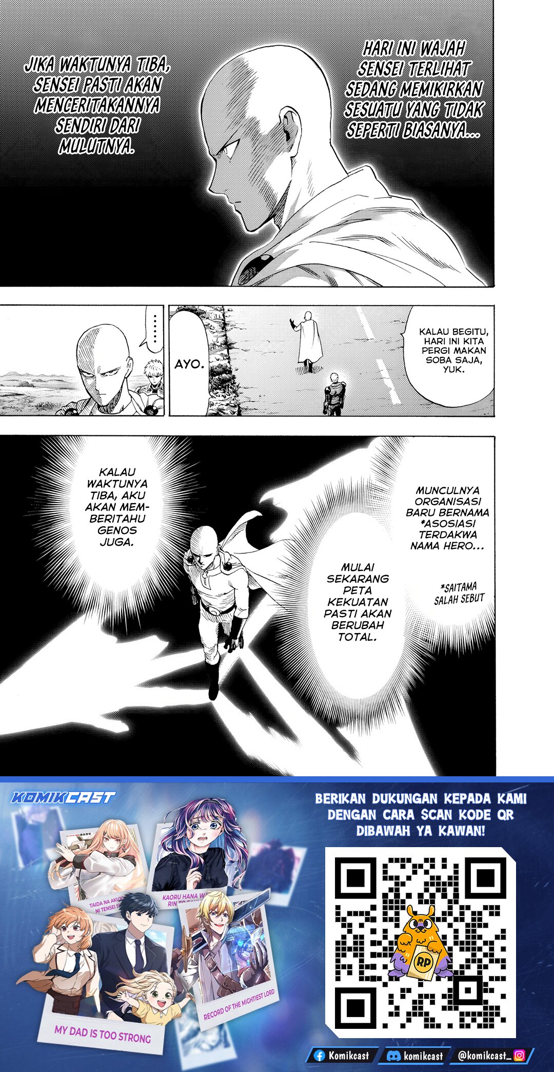 One Punch Man Chapter 293 (221 New) Bahasa Indonesia