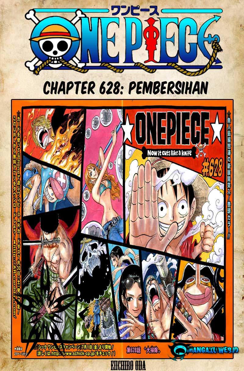 One Piece Chapter 628 Bahasa Indonesia