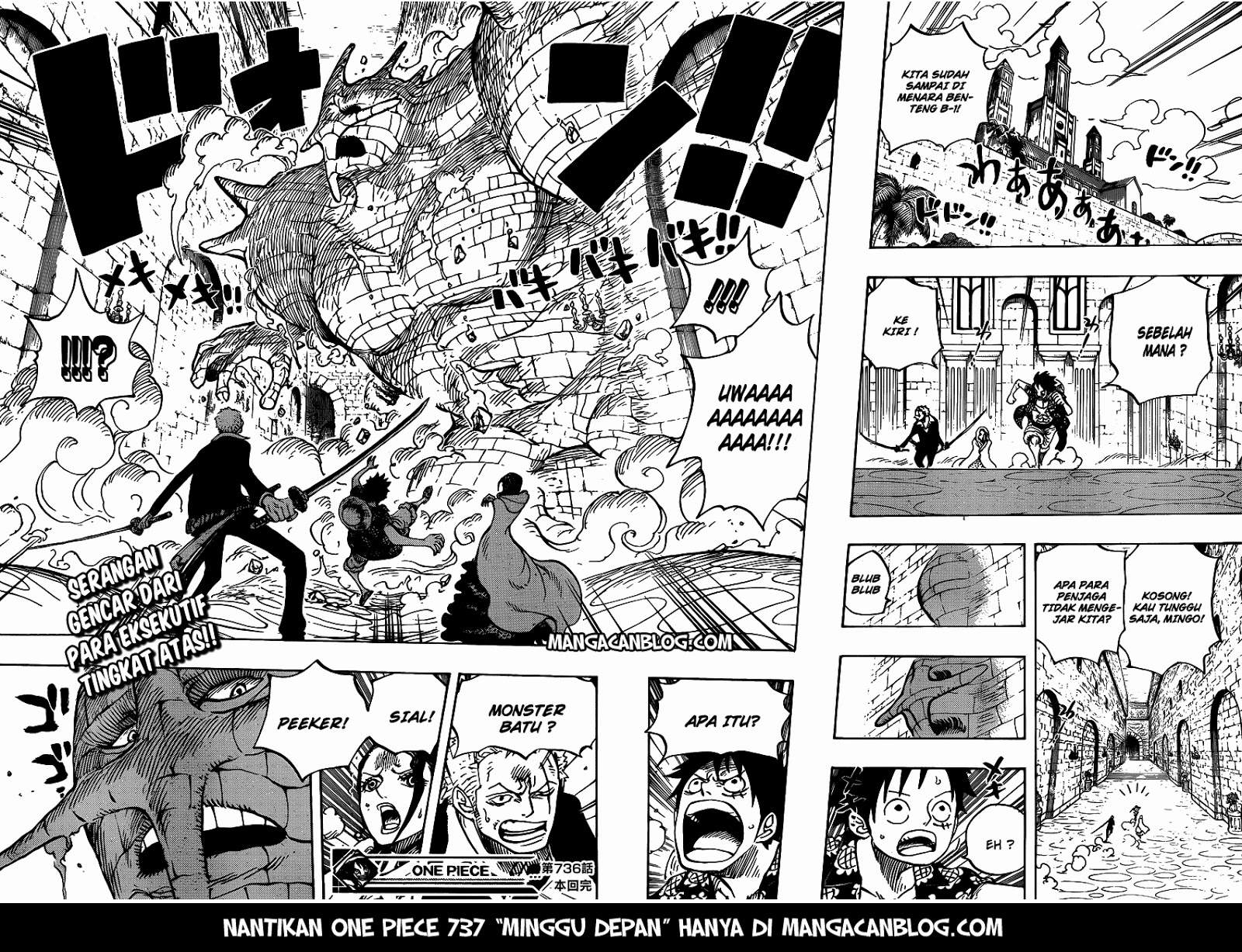 One Piece Chapter 736 Bahasa Indonesia