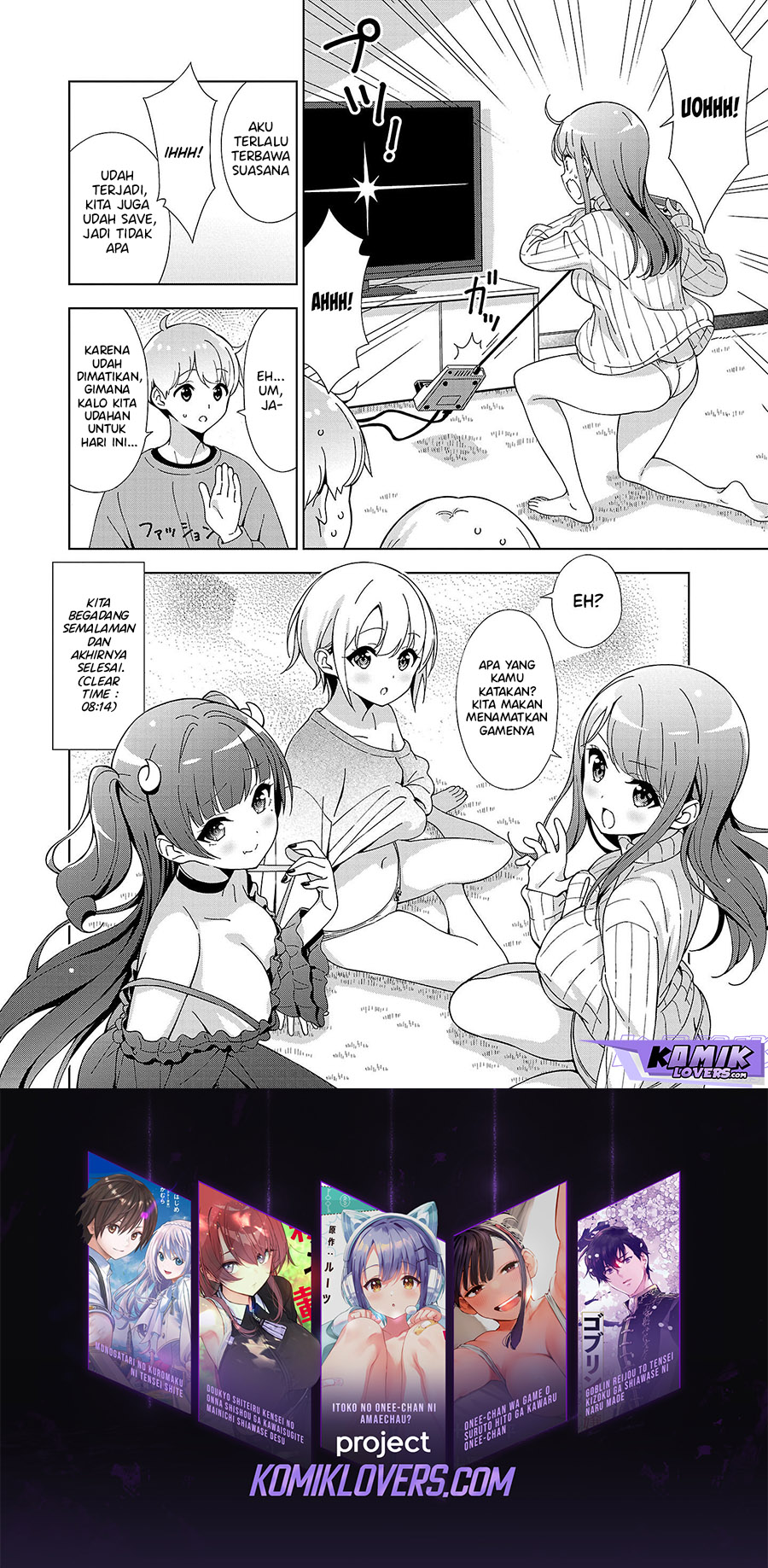 Onee-chan wa Game o Suruto Hito ga Kawaru Onee-chan chapter 14