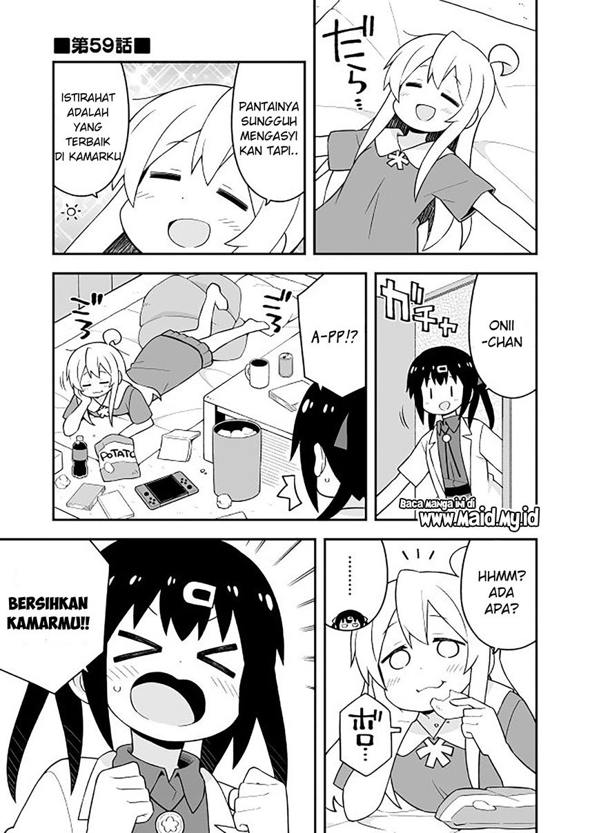 Onii-chan wa Oshimai Chapter 59 Bahasa Indonesia