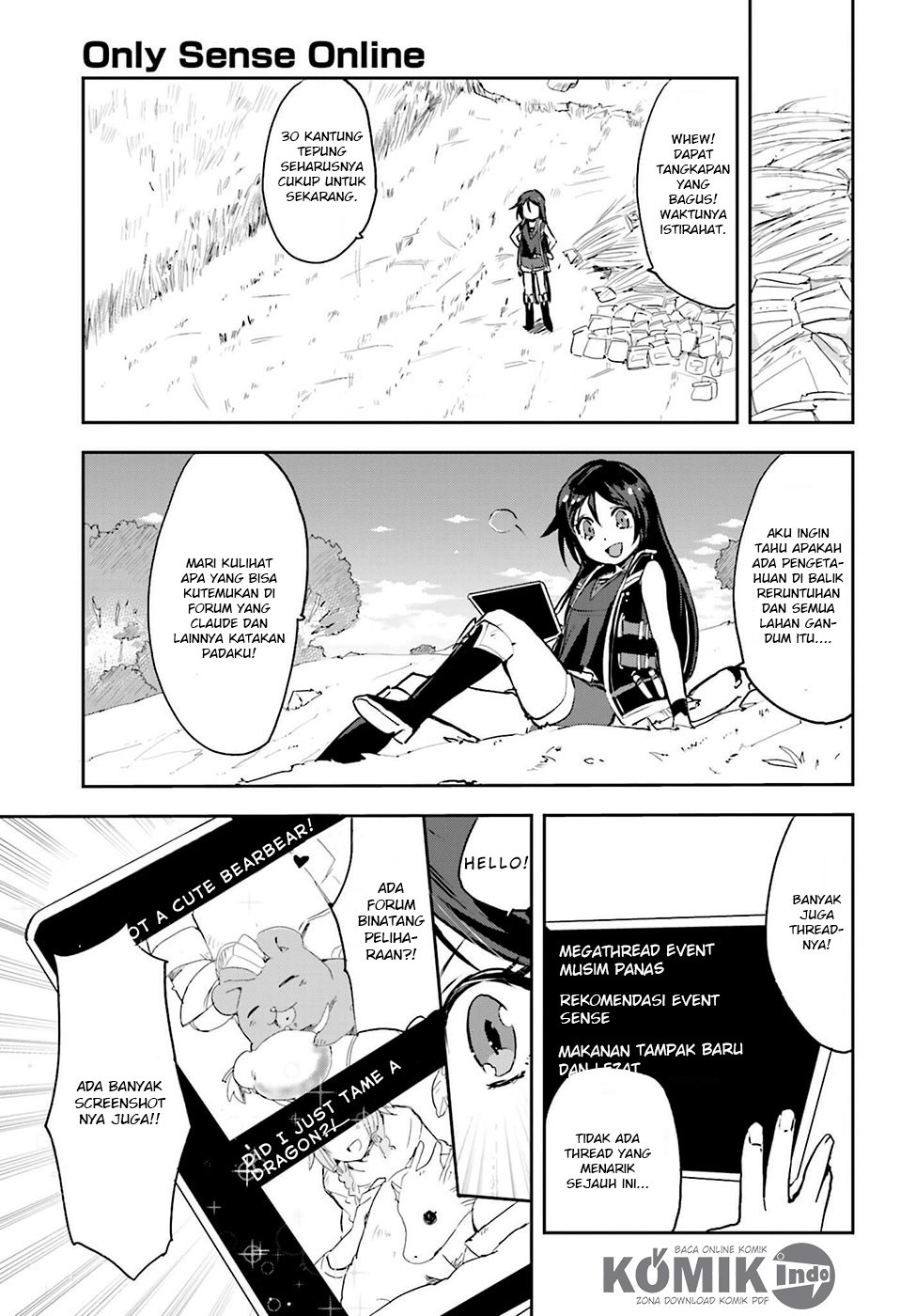 Only Sense Online Chapter 13 Bahasa Indonesia