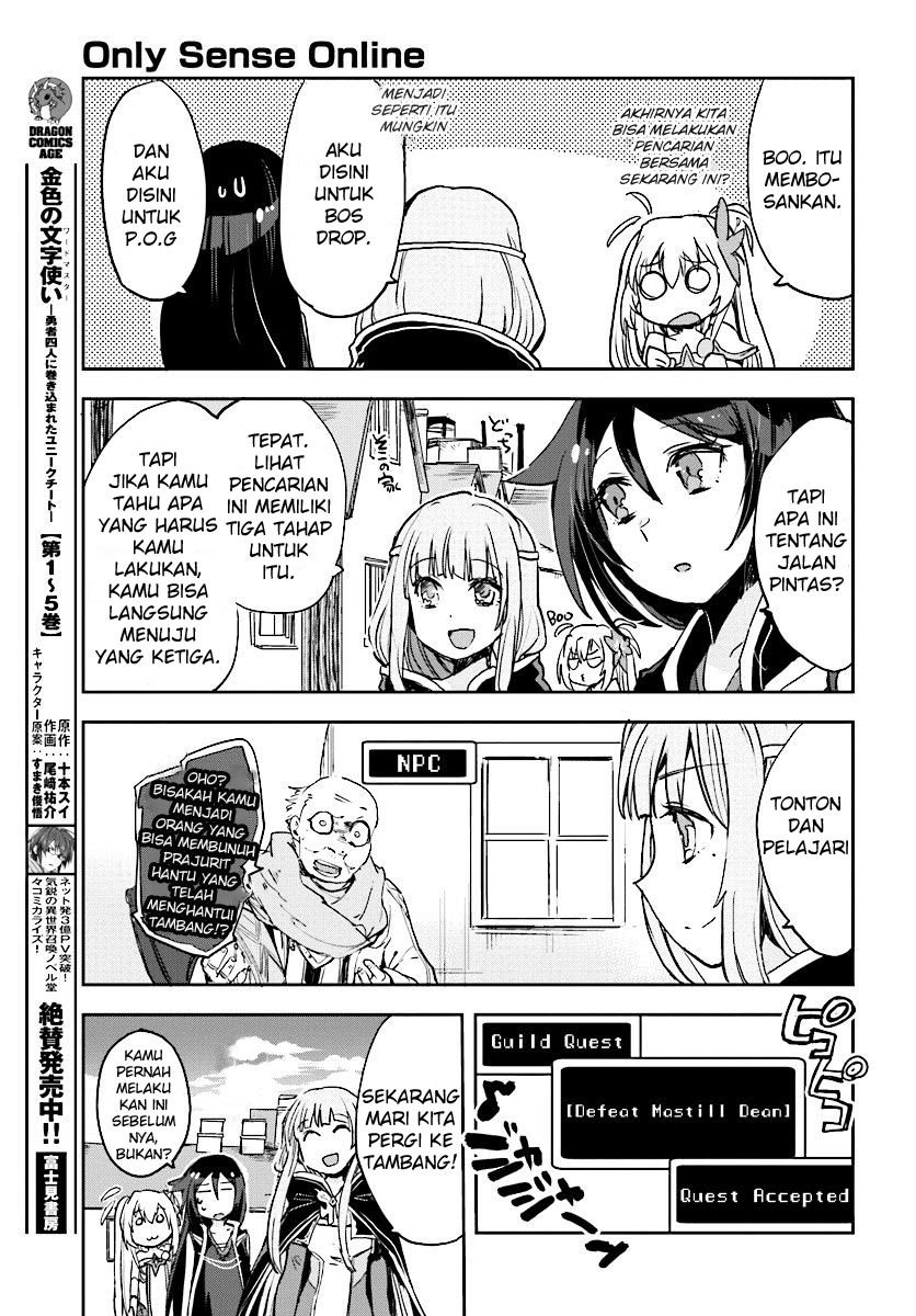Only Sense Online Chapter 30 Bahasa Indonesia
