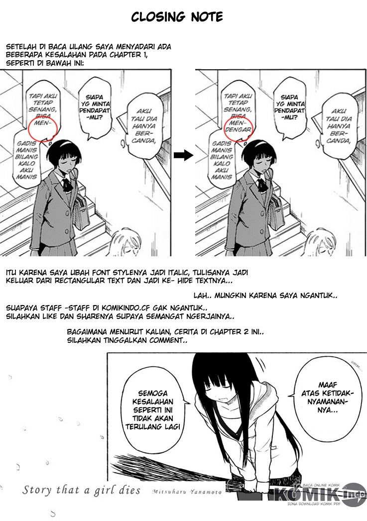 Onnanoko ga Shinu Hanashi chapter 2