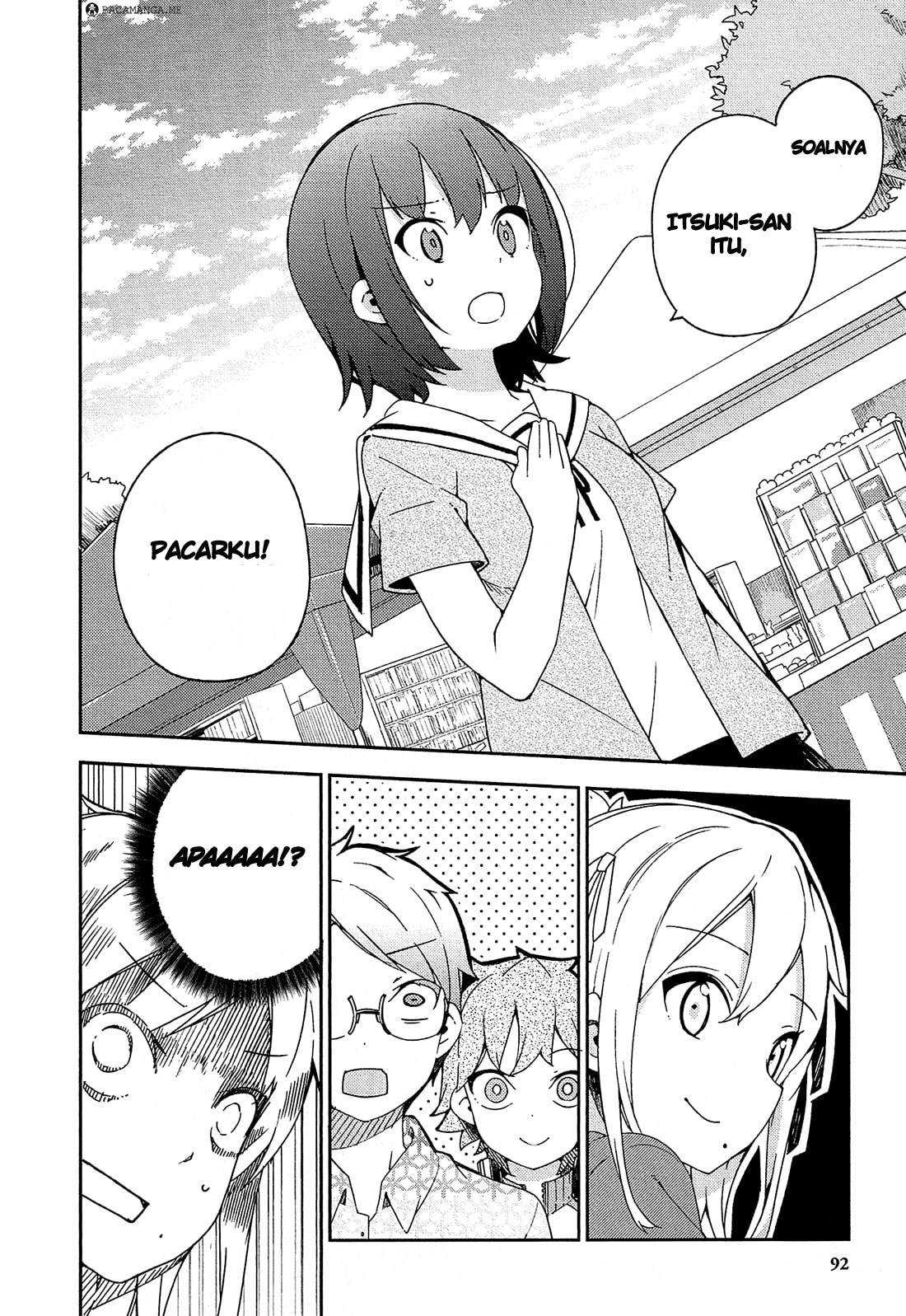 Ookami Shounen wa Kyou mo Uso wo Kasaneru Chapter 15 Bahasa Indonesia
