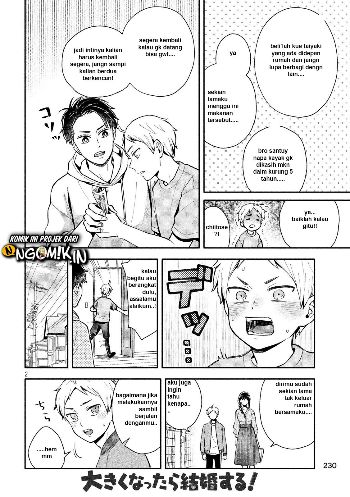 Ookiku Nattara Kekkon Suru! Chapter 08 Bahasa Indonesia