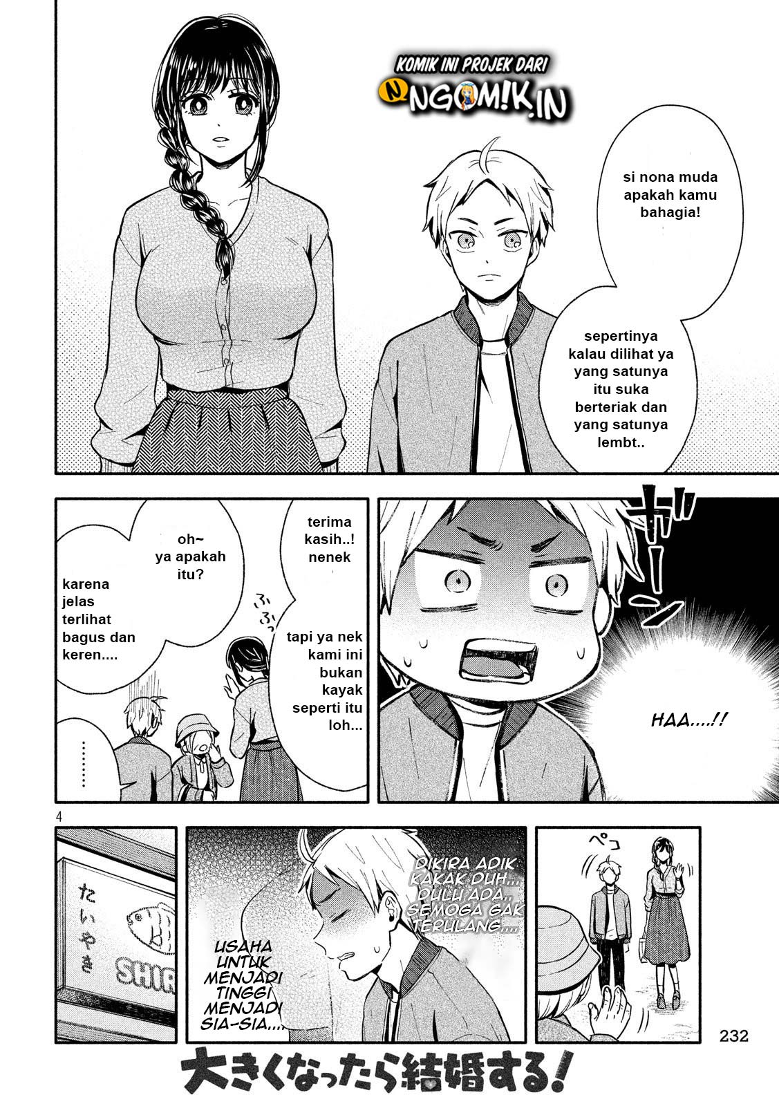 Ookiku Nattara Kekkon Suru! Chapter 08 Bahasa Indonesia