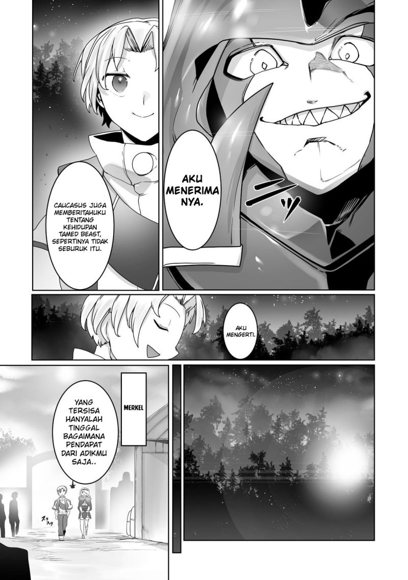 Ore no Zense no Chishiki de Teihengyo Tamer ga Joukyugyo ni Natte Shimaisou na Ken ni Tsuite Chapter 19 Bahasa Indonesia