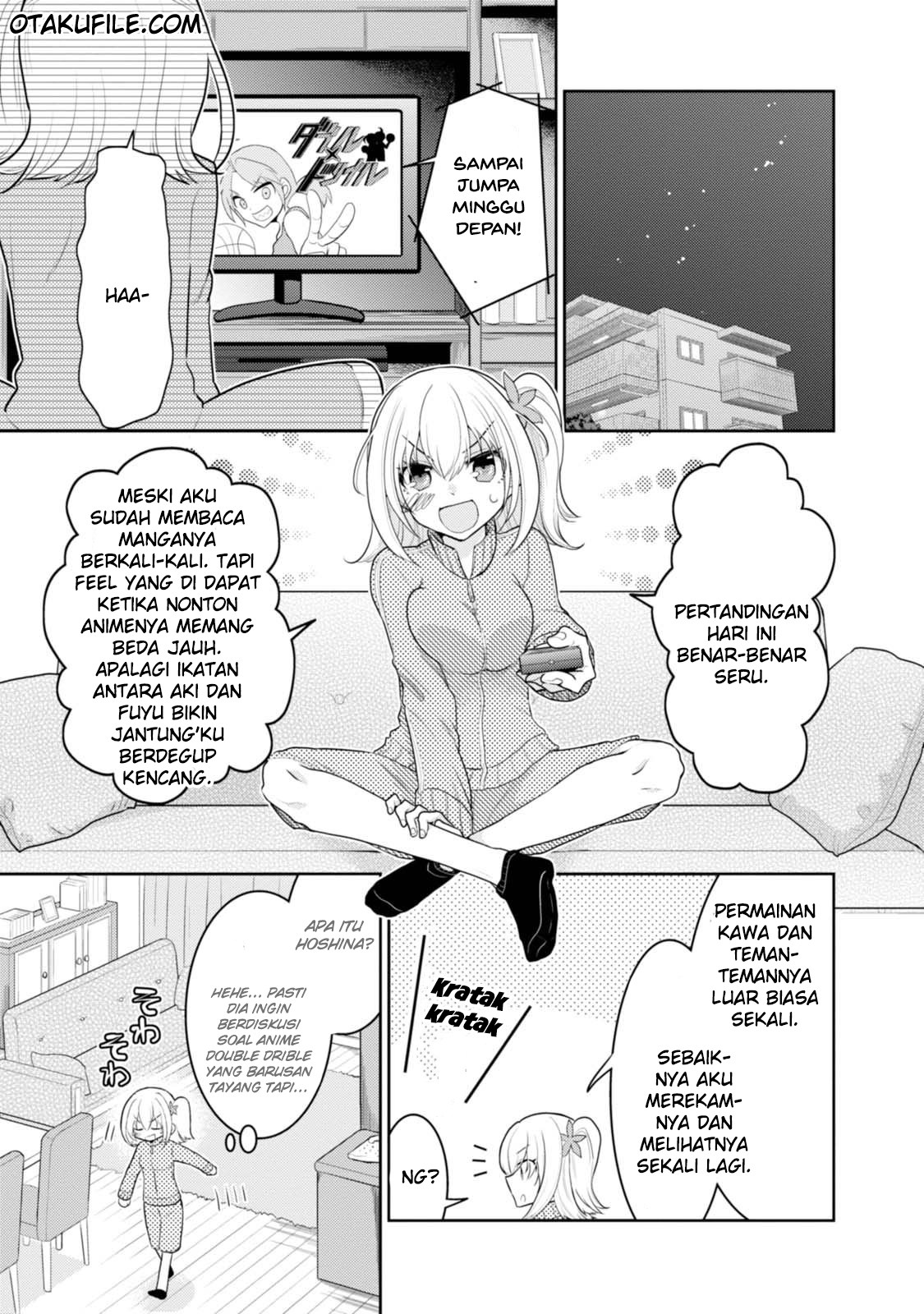 Ore ga Fujoshi de Aitsu ga Yuri-ota de Chapter 18 Bahasa Indonesia