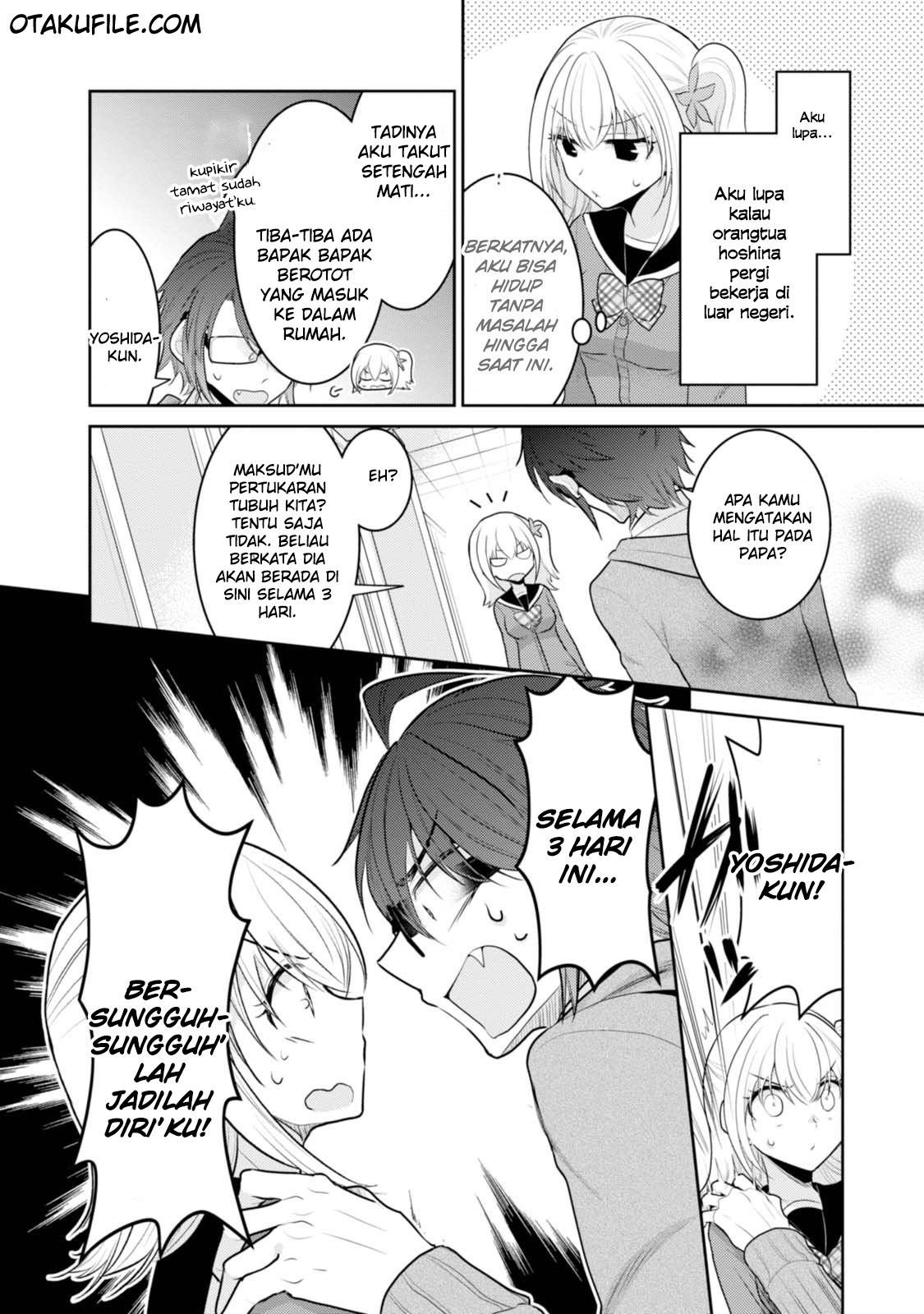Ore ga Fujoshi de Aitsu ga Yuri-ota de Chapter 18 Bahasa Indonesia