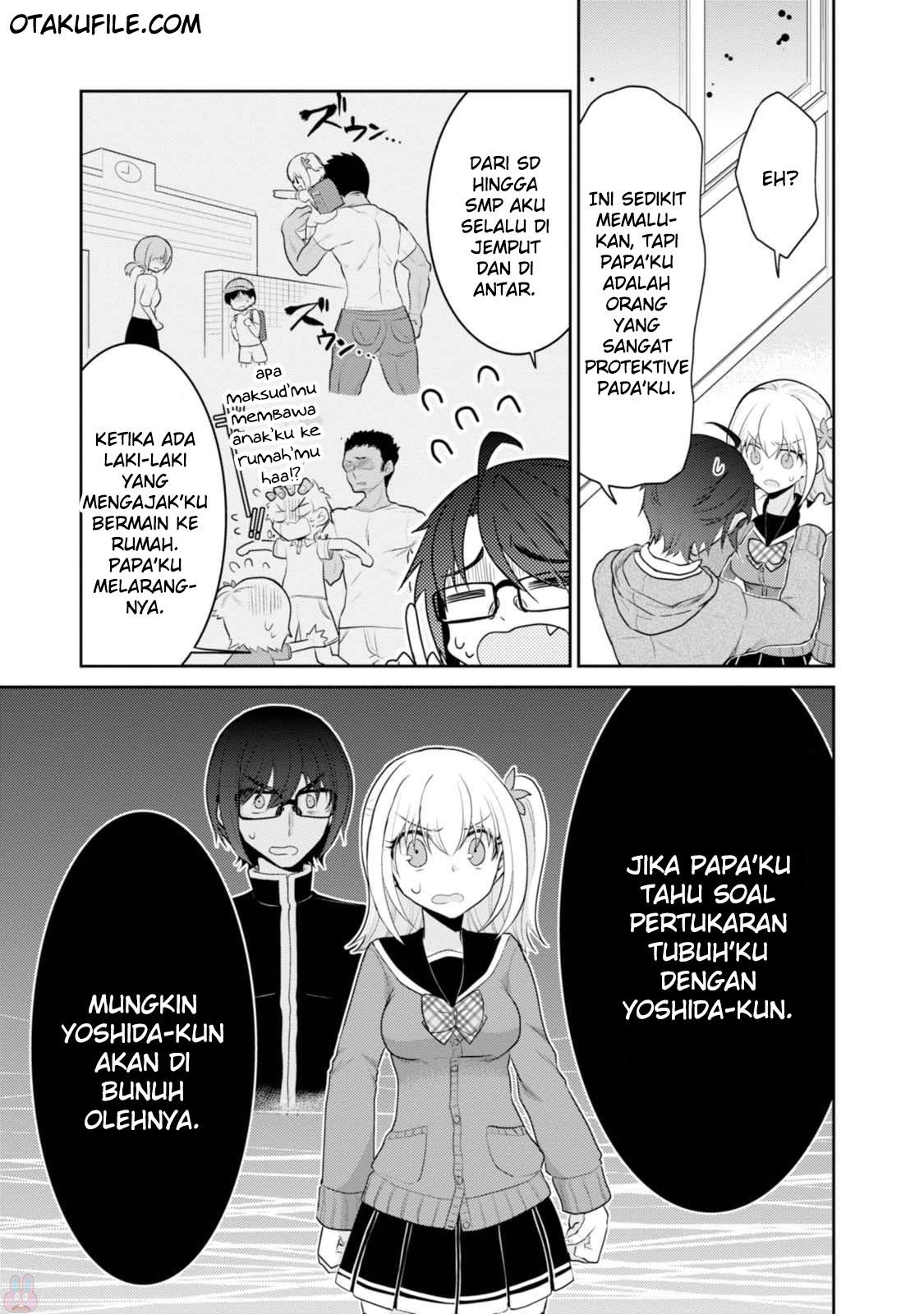 Ore ga Fujoshi de Aitsu ga Yuri-ota de Chapter 18 Bahasa Indonesia