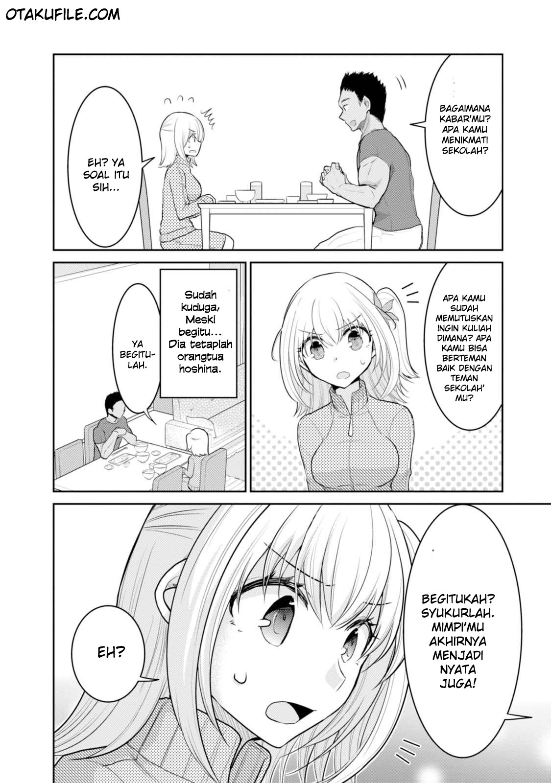 Ore ga Fujoshi de Aitsu ga Yuri-ota de Chapter 18 Bahasa Indonesia