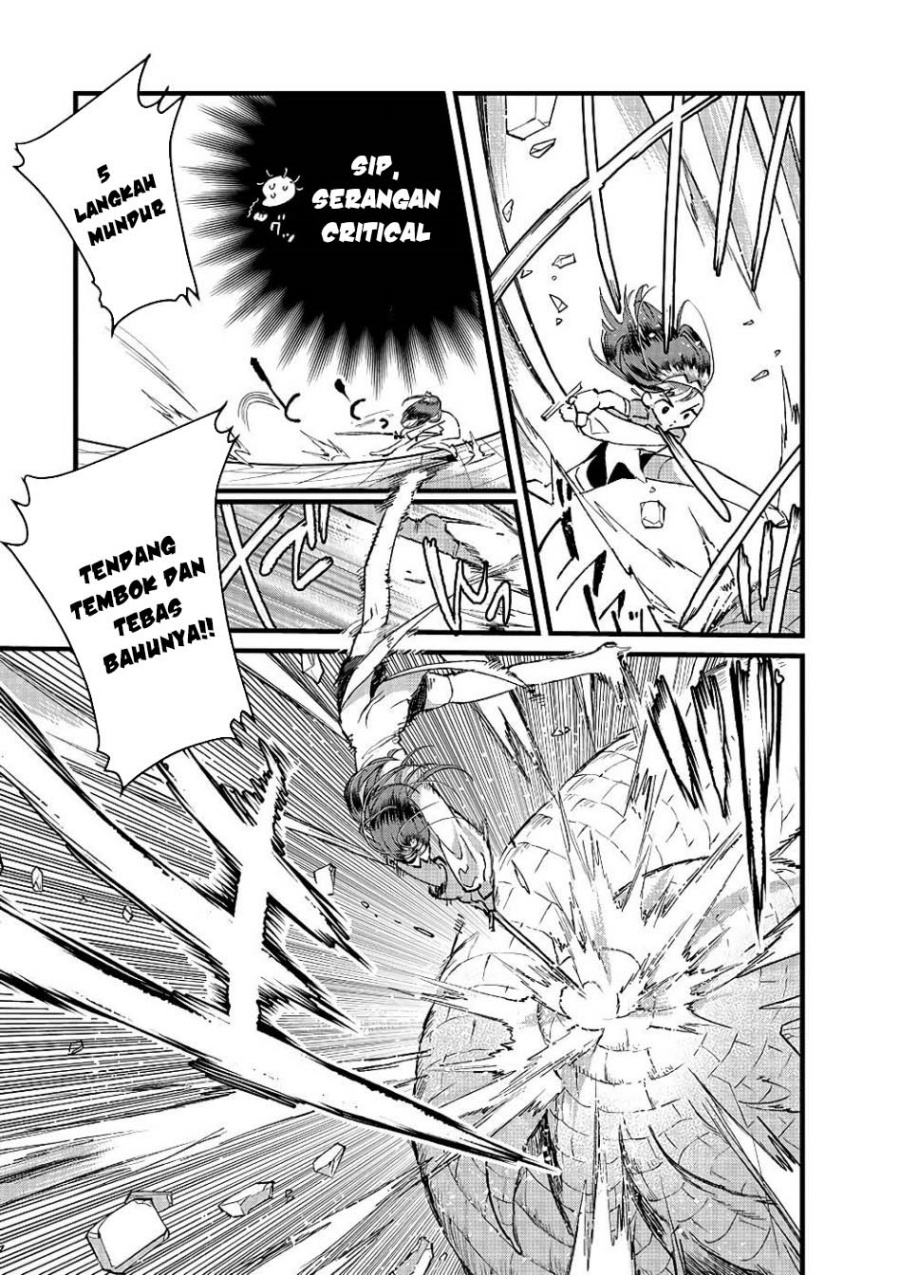 Ore, Yuusha janai desu kara. – VR Sekai no Chouten ni Kunrin Seshi Otoko. Tenseishi, Level 1 no Mushoku kara Restart suru Chapter 17 Bahasa Indonesia