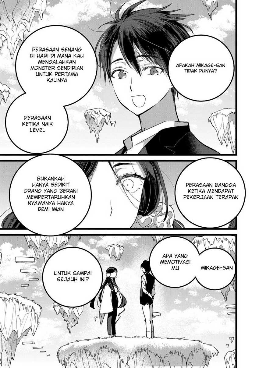Ore, Yuusha janai desu kara. – VR Sekai no Chouten ni Kunrin Seshi Otoko. Tenseishi, Level 1 no Mushoku kara Restart suru Chapter 34 Bahasa Indonesia