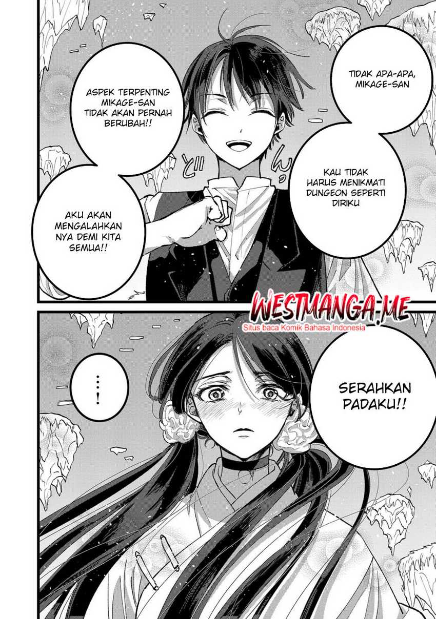 Ore, Yuusha janai desu kara. – VR Sekai no Chouten ni Kunrin Seshi Otoko. Tenseishi, Level 1 no Mushoku kara Restart suru Chapter 34 Bahasa Indonesia