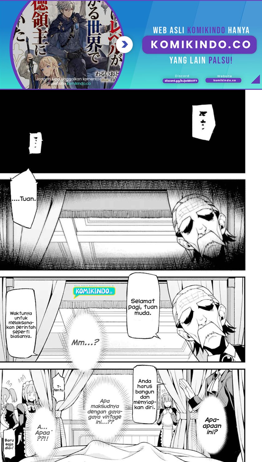 Ore dake Level ga Agaru Sekai de Akutoku Ryoushu ni Natteita Chapter 01.2 Bahasa Indonesia