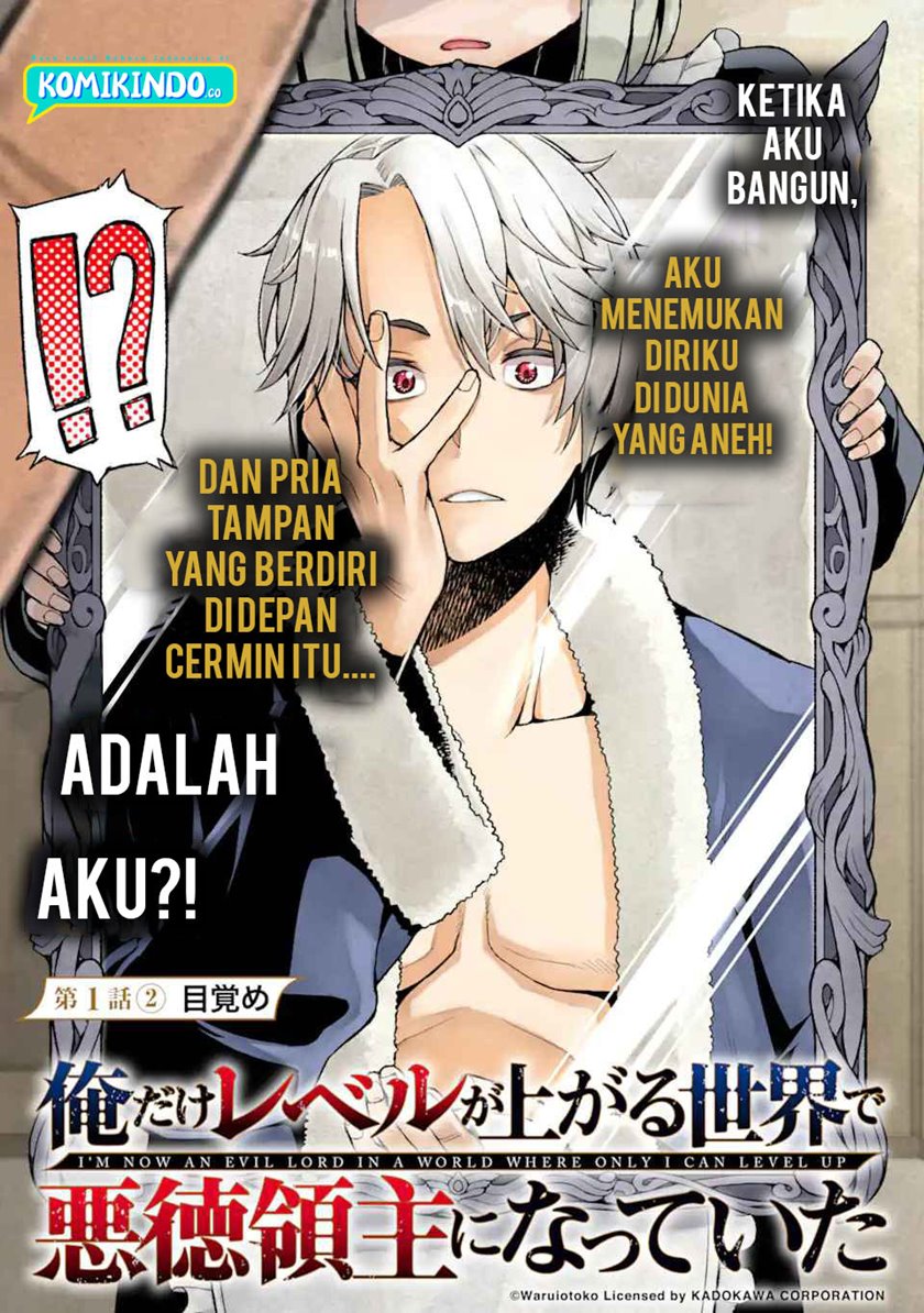 Ore dake Level ga Agaru Sekai de Akutoku Ryoushu ni Natteita Chapter 01.2 Bahasa Indonesia