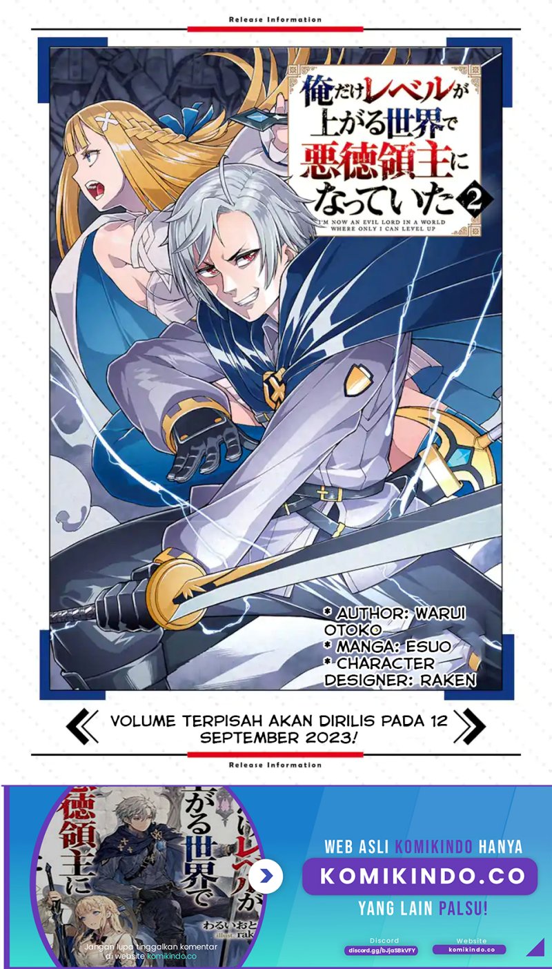 Ore dake Level ga Agaru Sekai de Akutoku Ryoushu ni Natteita Chapter 30 Bahasa Indonesia