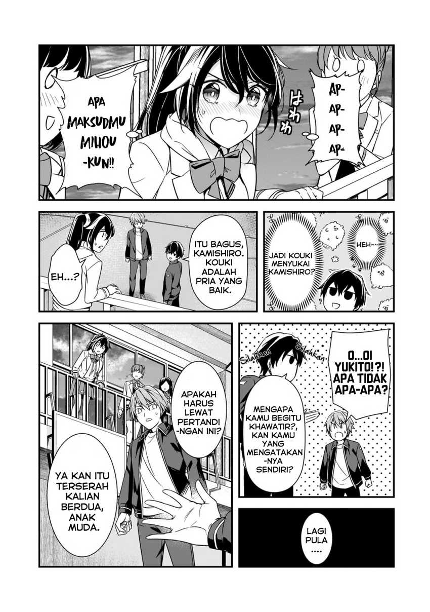 Ore ni Trauma wo Ataeta Joshi-tachi ga Chirachira Mitekuru kedo, Zannen desu ga Teokure desu Chapter 11 Bahasa Indonesia