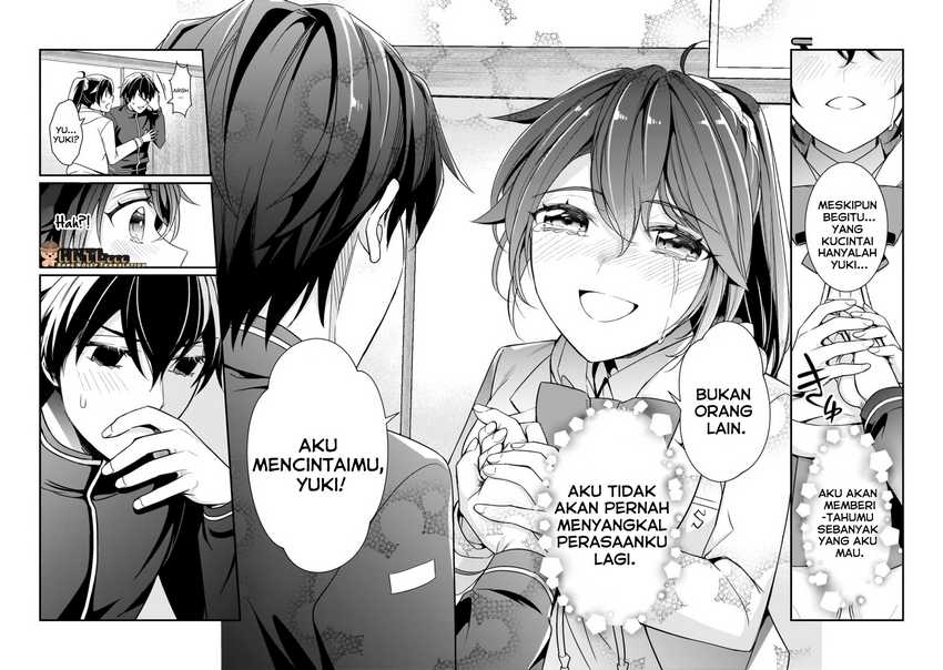 Ore ni Trauma wo Ataeta Joshi-tachi ga Chirachira Mitekuru kedo, Zannen desu ga Teokure desu Chapter 11 Bahasa Indonesia