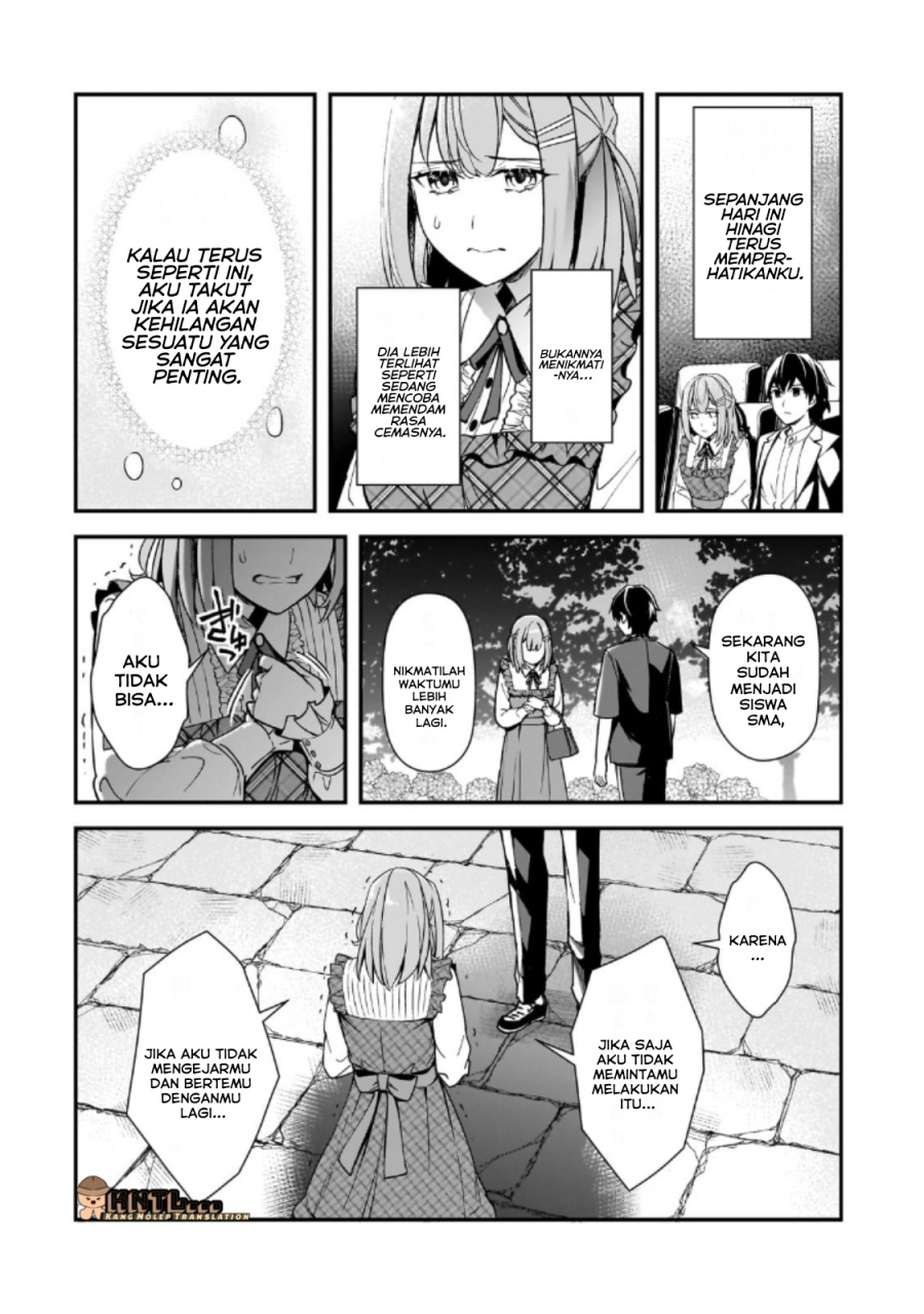 Ore ni Trauma wo Ataeta Joshi-tachi ga Chirachira Mitekuru kedo, Zannen desu ga Teokure desu Chapter 18.3 Bahasa Indonesia
