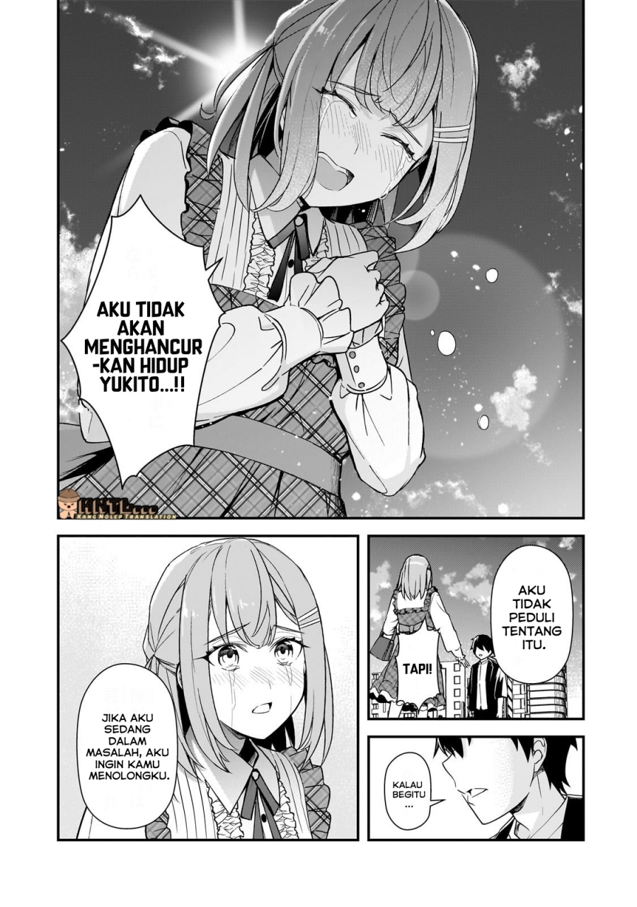 Ore ni Trauma wo Ataeta Joshi-tachi ga Chirachira Mitekuru kedo, Zannen desu ga Teokure desu Chapter 18.3 Bahasa Indonesia