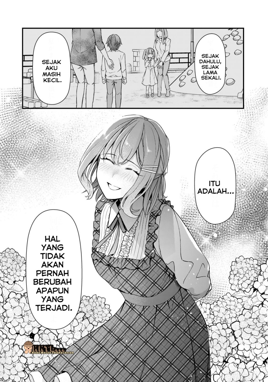 Ore ni Trauma wo Ataeta Joshi-tachi ga Chirachira Mitekuru kedo, Zannen desu ga Teokure desu Chapter 18.3 Bahasa Indonesia