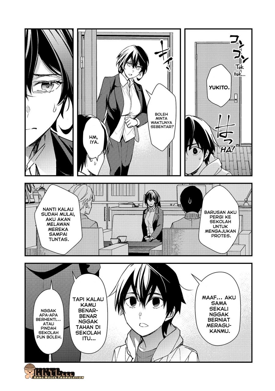 Ore ni Trauma wo Ataeta Joshi-tachi ga Chirachira Mitekuru kedo, Zannen desu ga Teokure desu Chapter 27 Bahasa Indonesia