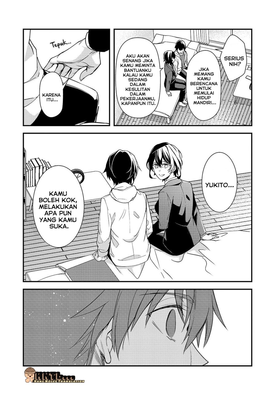 Ore ni Trauma wo Ataeta Joshi-tachi ga Chirachira Mitekuru kedo, Zannen desu ga Teokure desu Chapter 27 Bahasa Indonesia