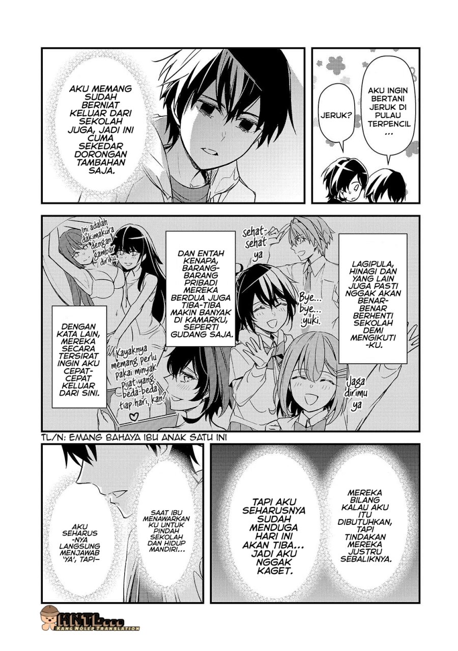 Ore ni Trauma wo Ataeta Joshi-tachi ga Chirachira Mitekuru kedo, Zannen desu ga Teokure desu Chapter 27 Bahasa Indonesia