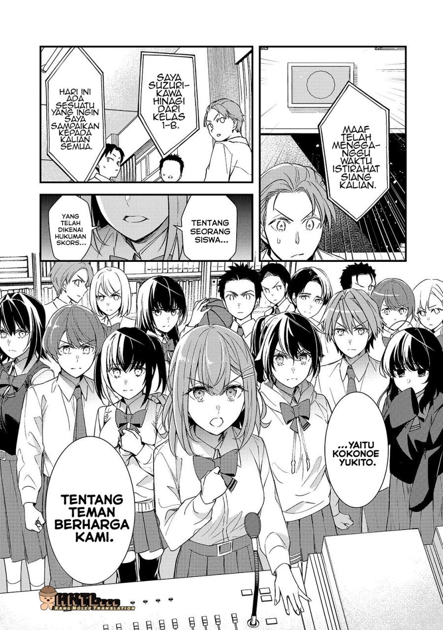 Ore ni Trauma wo Ataeta Joshi-tachi ga Chirachira Mitekuru kedo, Zannen desu ga Teokure desu Chapter 27 Bahasa Indonesia