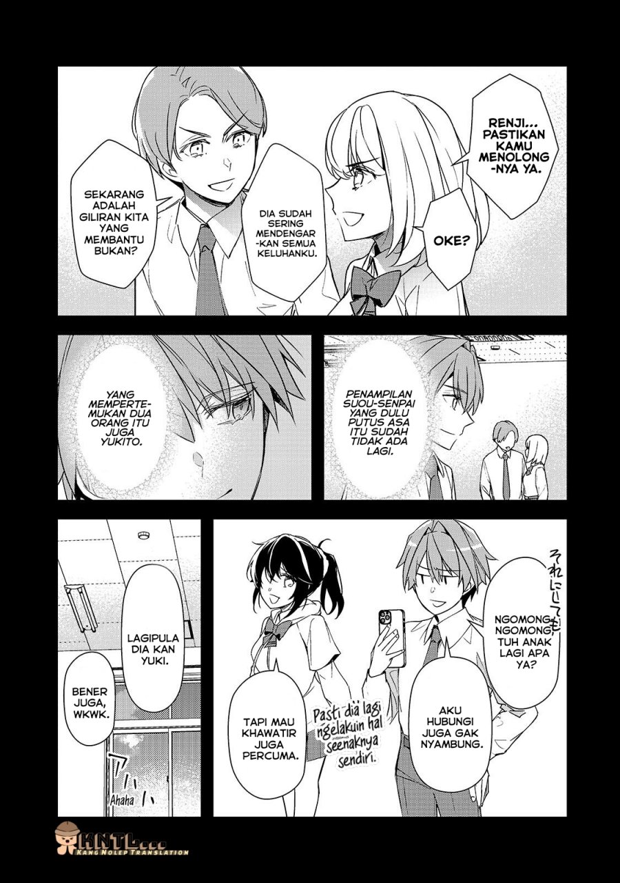 Ore ni Trauma wo Ataeta Joshi-tachi ga Chirachira Mitekuru kedo, Zannen desu ga Teokure desu Chapter 27 Bahasa Indonesia