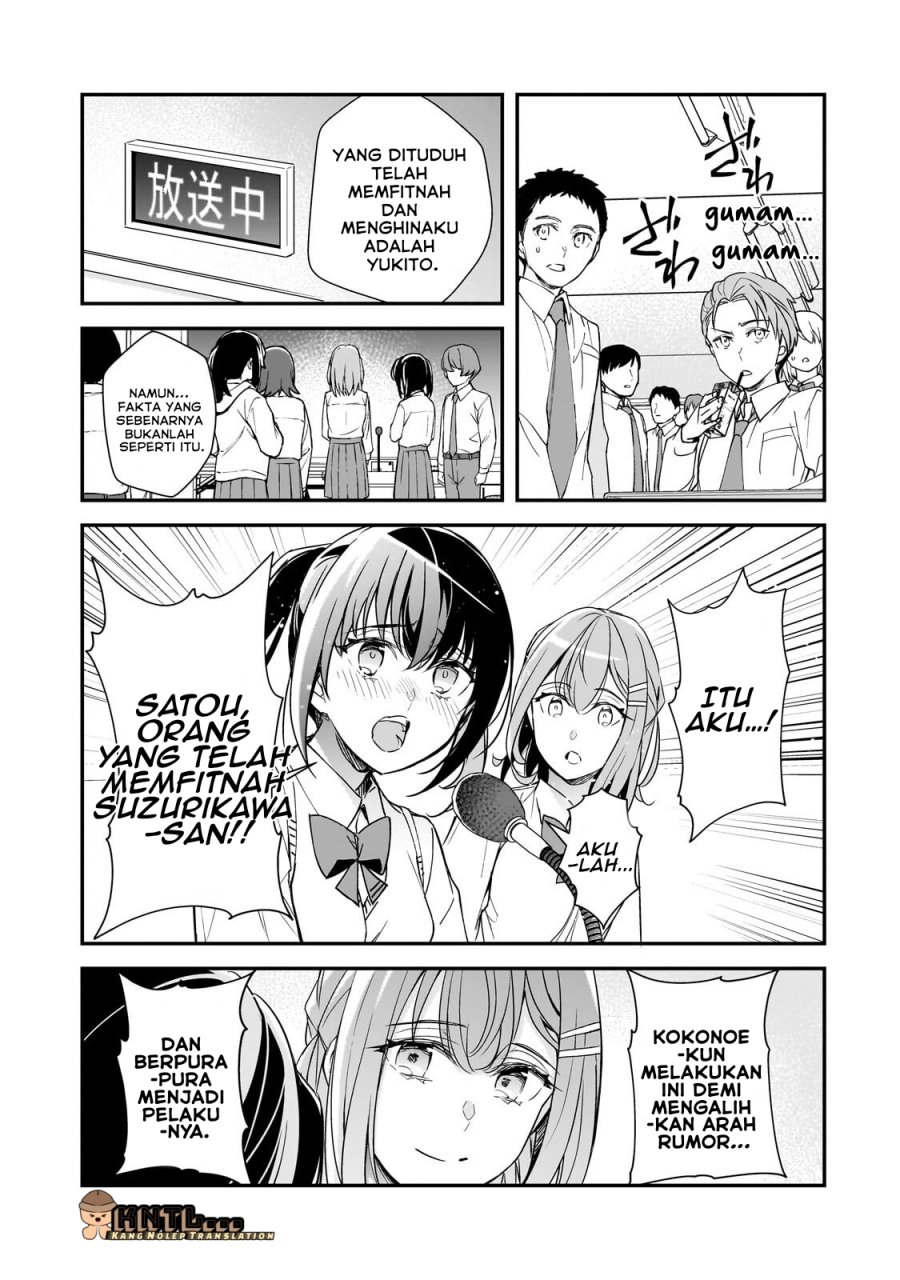 Ore ni Trauma wo Ataeta Joshi-tachi ga Chirachira Mitekuru kedo, Zannen desu ga Teokure desu Chapter 27 Bahasa Indonesia