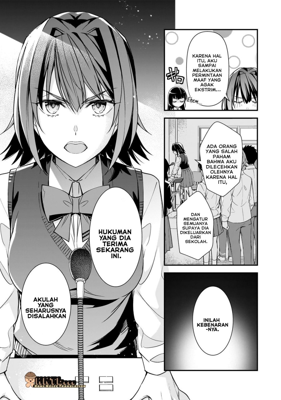 Ore ni Trauma wo Ataeta Joshi-tachi ga Chirachira Mitekuru kedo, Zannen desu ga Teokure desu Chapter 27 Bahasa Indonesia