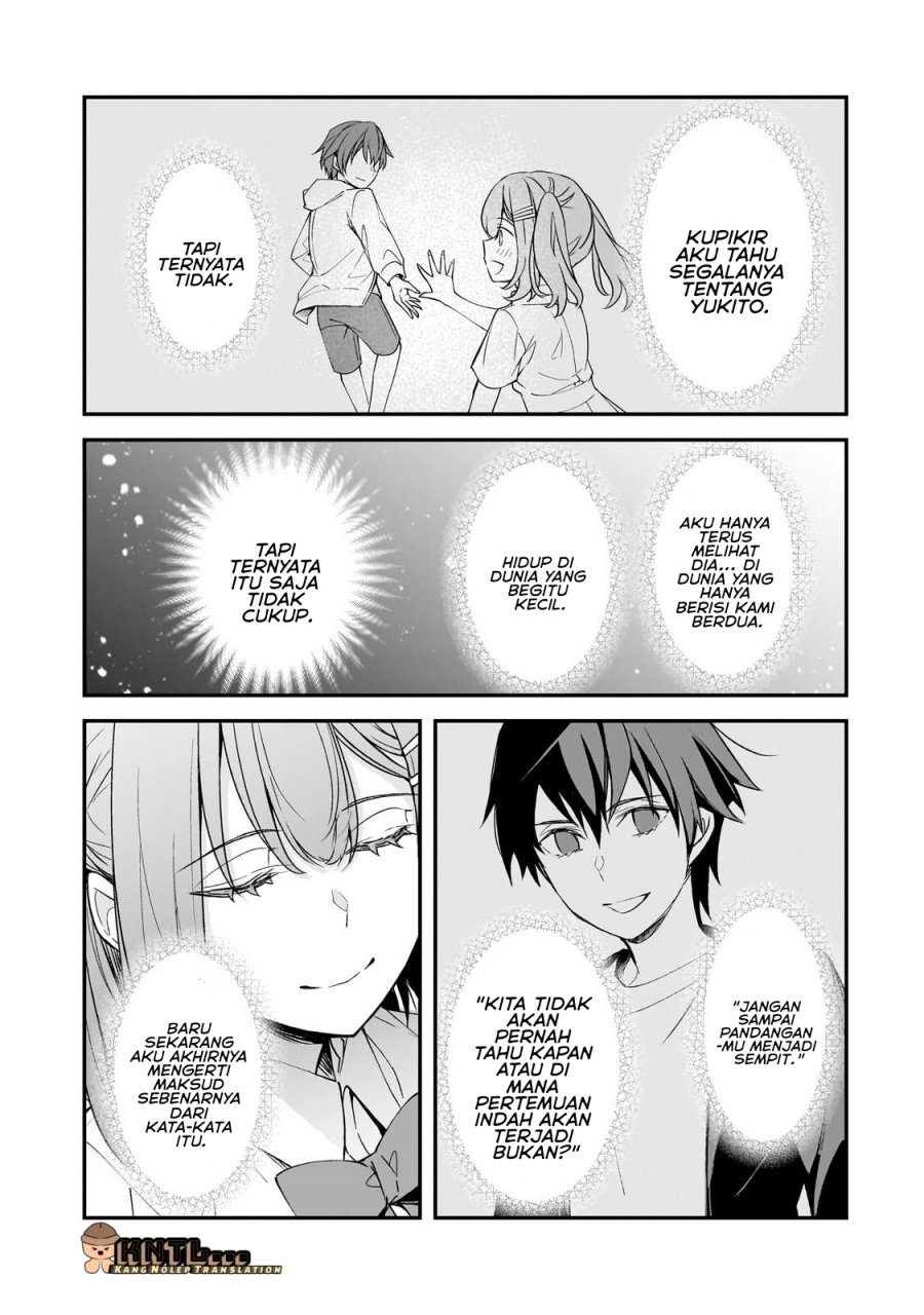 Ore ni Trauma wo Ataeta Joshi-tachi ga Chirachira Mitekuru kedo, Zannen desu ga Teokure desu Chapter 27 Bahasa Indonesia
