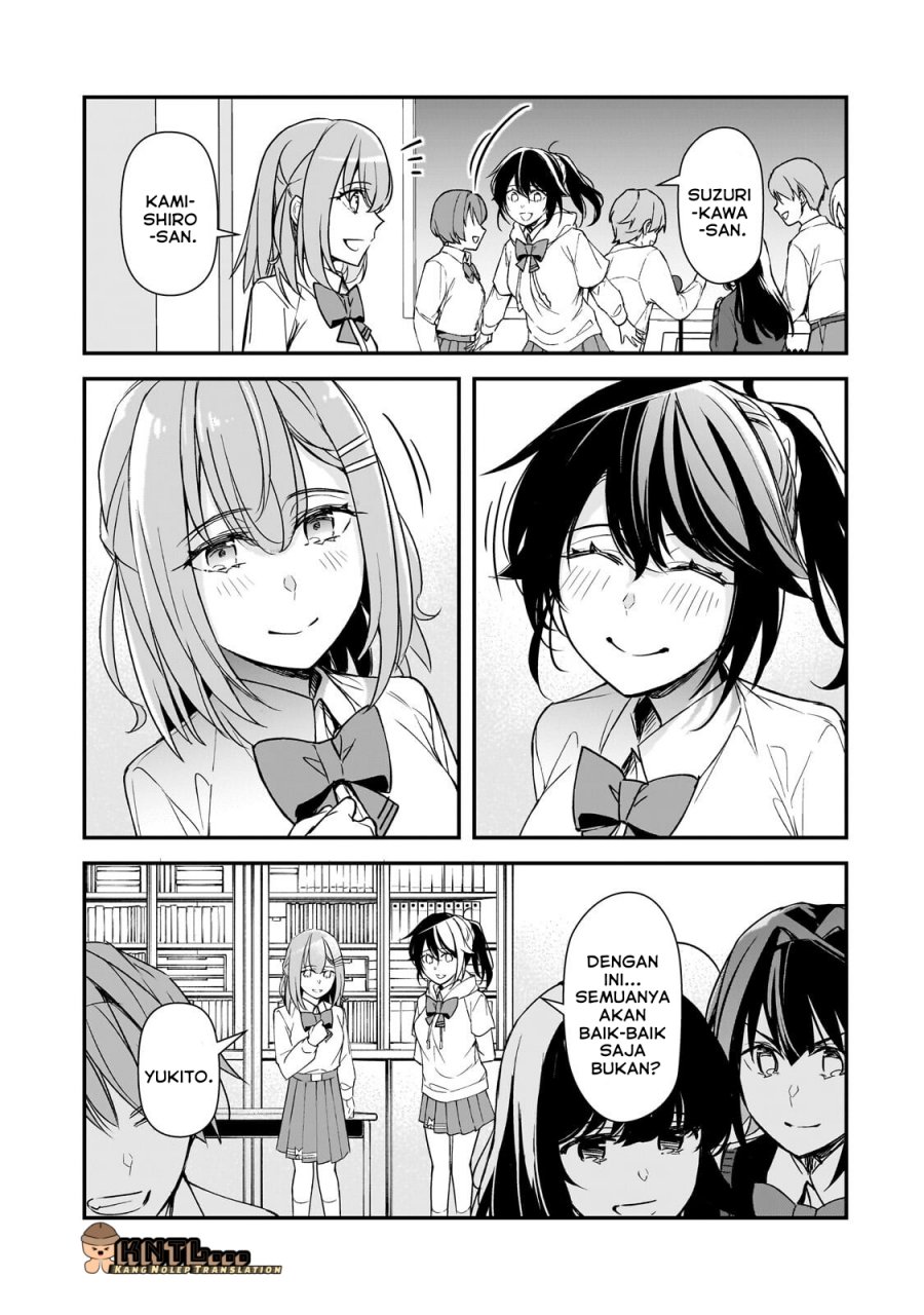Ore ni Trauma wo Ataeta Joshi-tachi ga Chirachira Mitekuru kedo, Zannen desu ga Teokure desu Chapter 27 Bahasa Indonesia