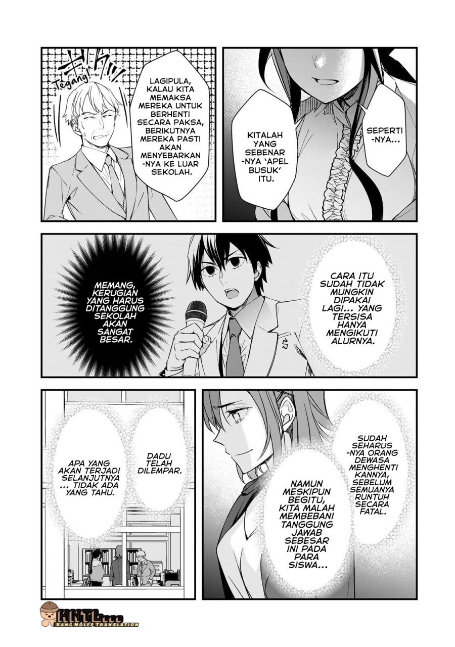 Ore ni Trauma wo Ataeta Joshi-tachi ga Chirachira Mitekuru kedo, Zannen desu ga Teokure desu Chapter 27 Bahasa Indonesia