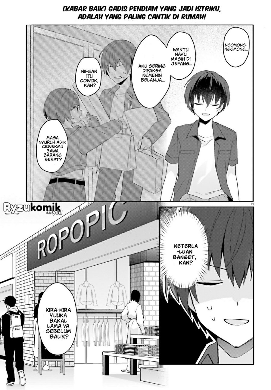 Ore no Iinazuke ni Natta Jimiko, Ie de wa Kawaii Shika Nai! Chapter 13 Bahasa Indonesia