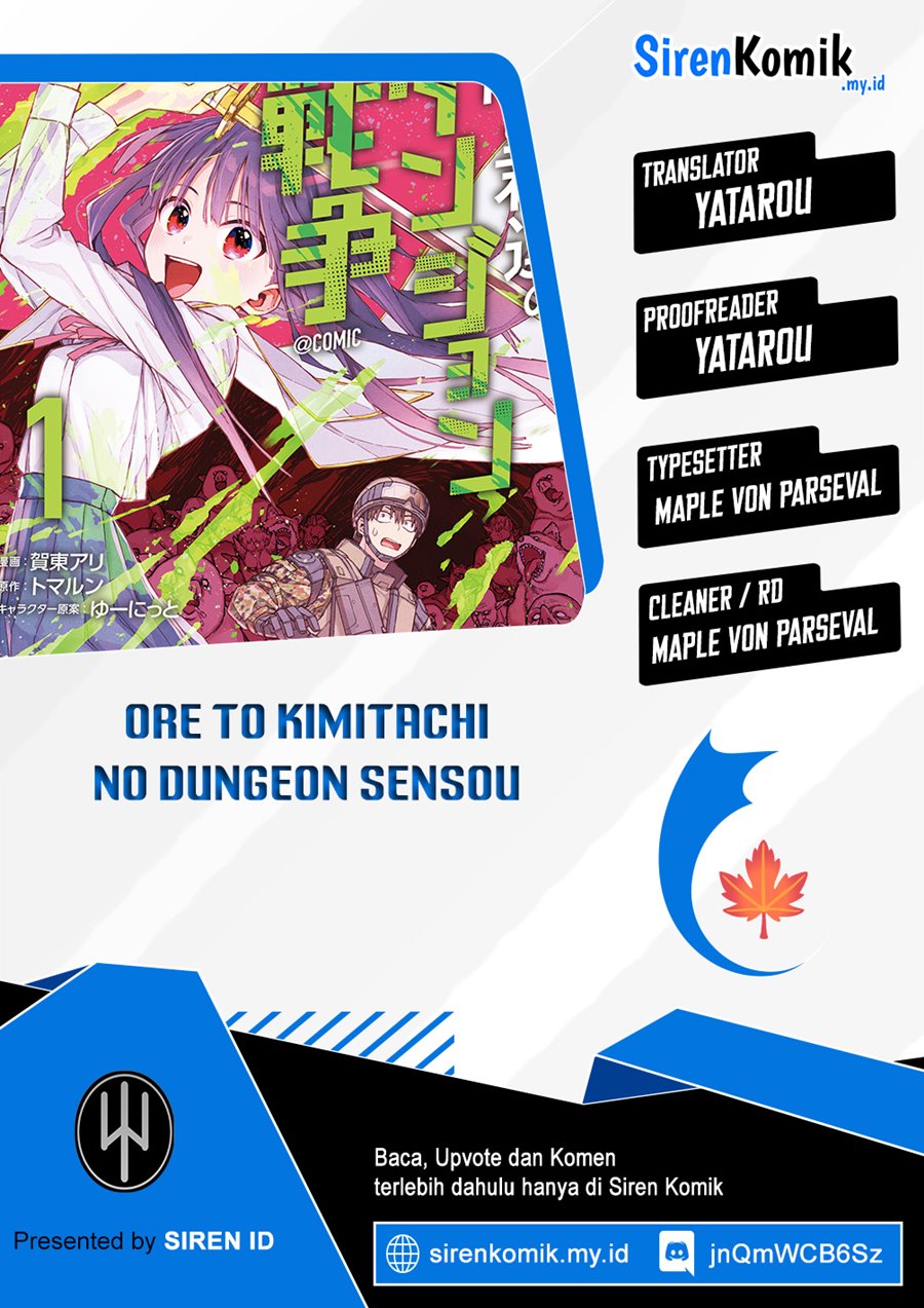 Ore to Kimitachi no Dungeon Sensou Chapter 06 Bahasa Indonesia