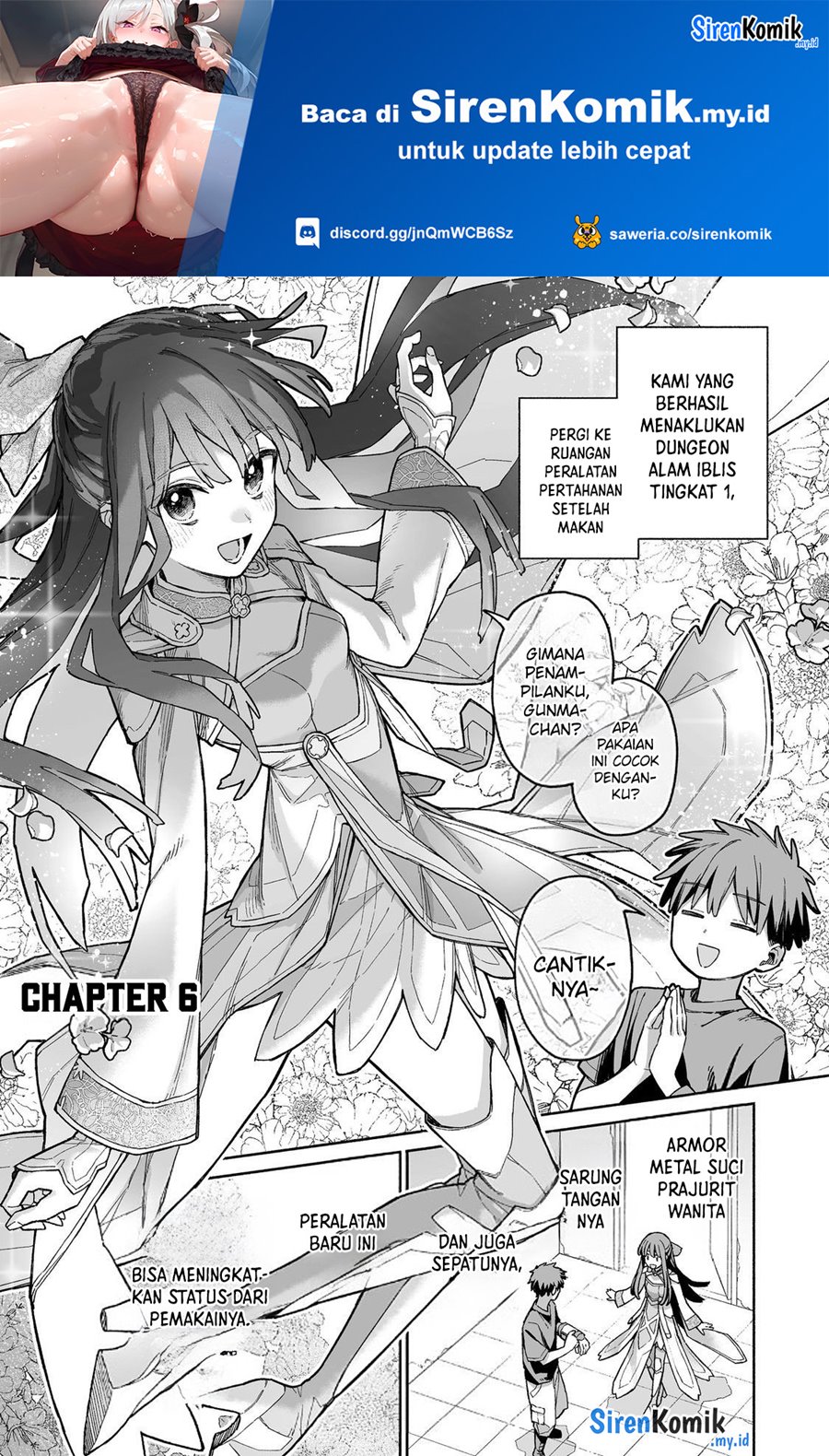 Ore to Kimitachi no Dungeon Sensou Chapter 06 Bahasa Indonesia