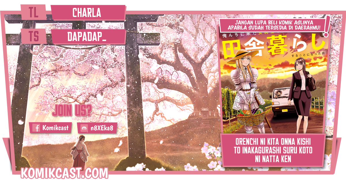 Orenchi ni Kita Onna Kishi to: Inakagurashi suru Koto ni Natta Ken Chapter 70 Bahasa Indonesia