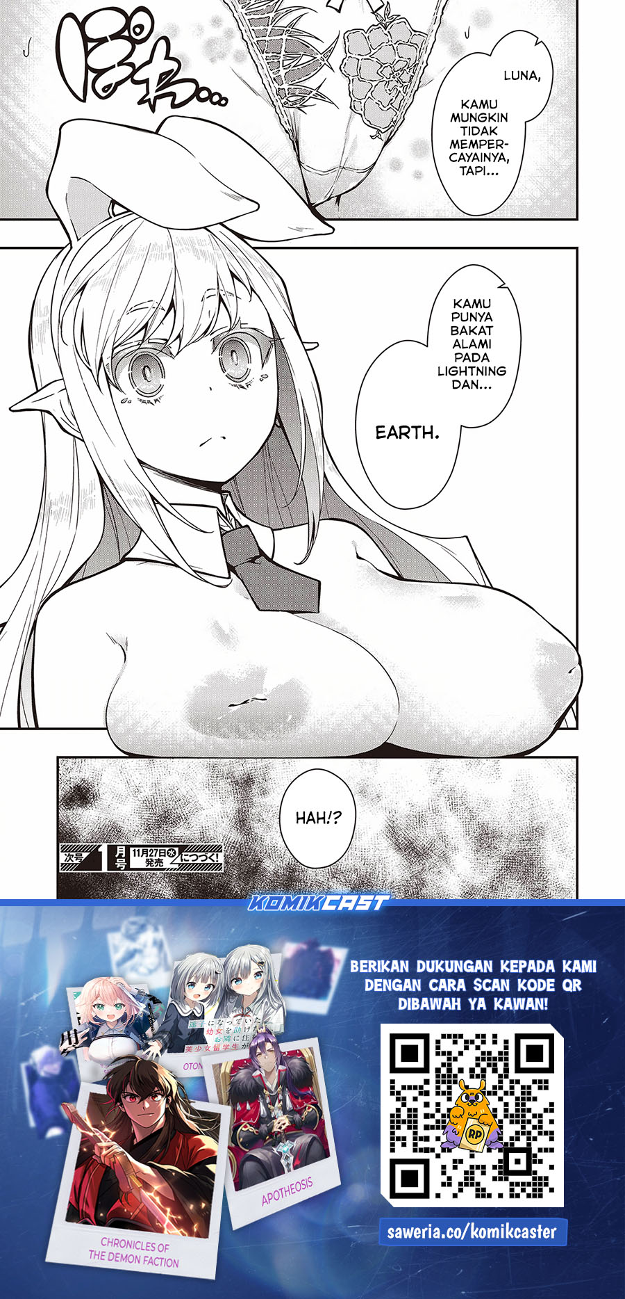 Oritsu Majutsu Gakuin no Kichiku Koshi Chapter 15 Bahasa Indonesia