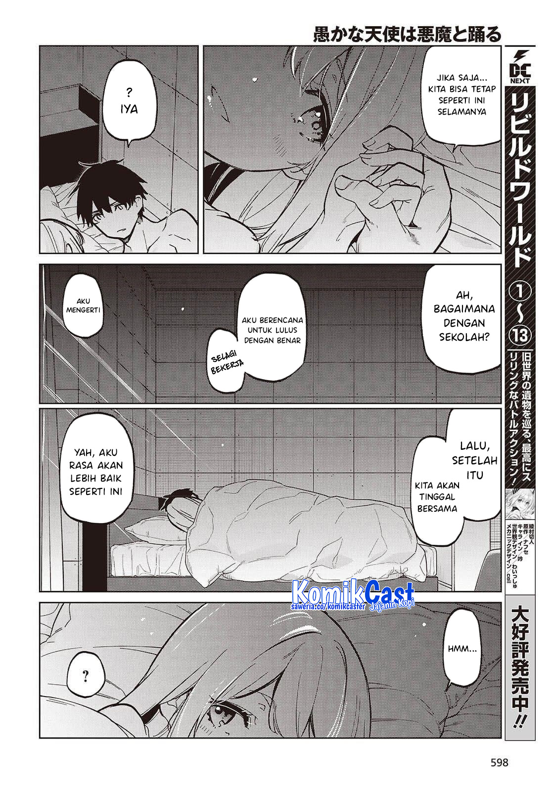 Oroka na Tenshi wa Akuma to Odoru Chapter 102 Bahasa Indonesia