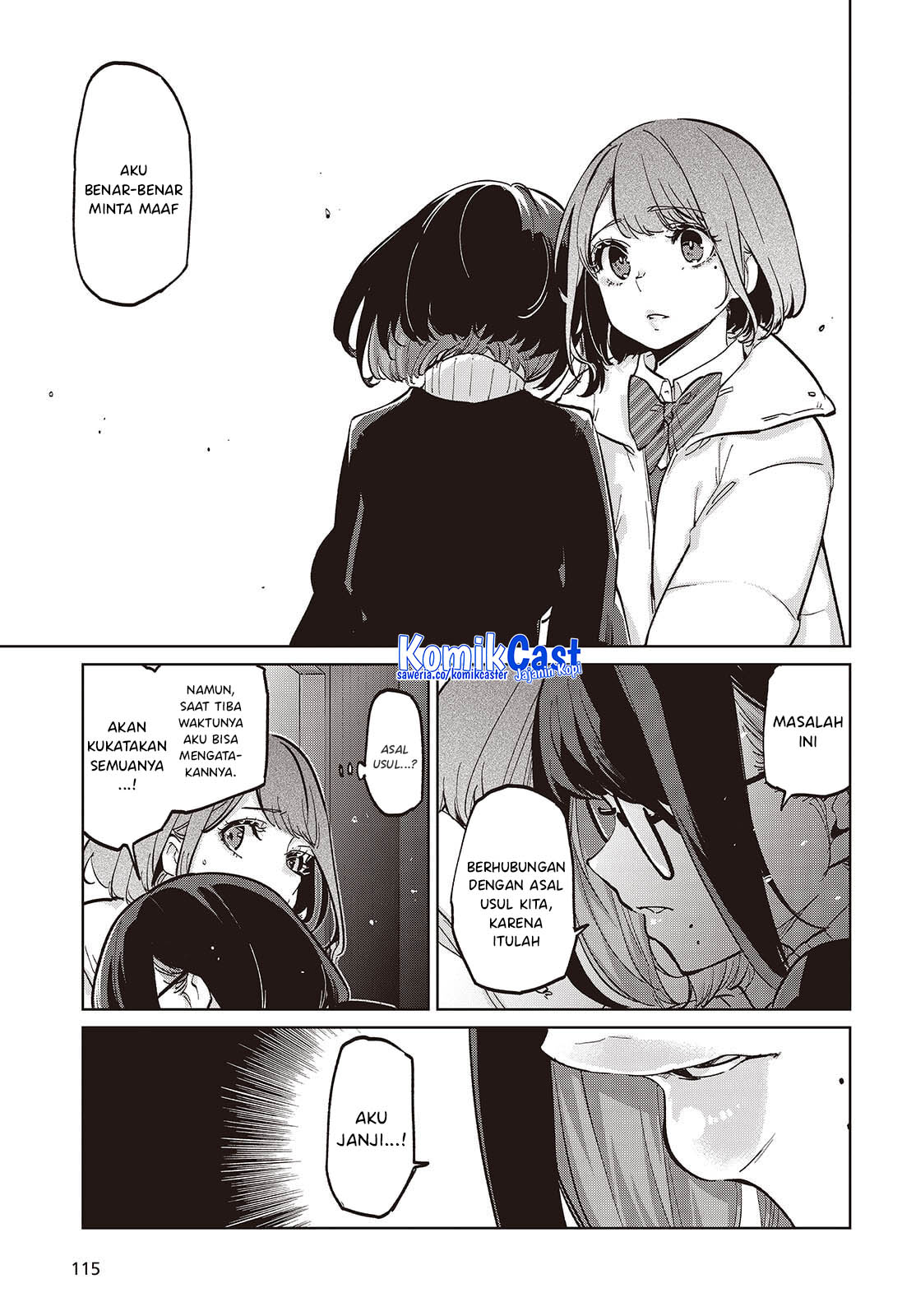 Oroka na Tenshi wa Akuma to Odoru Chapter 104 Bahasa Indonesia