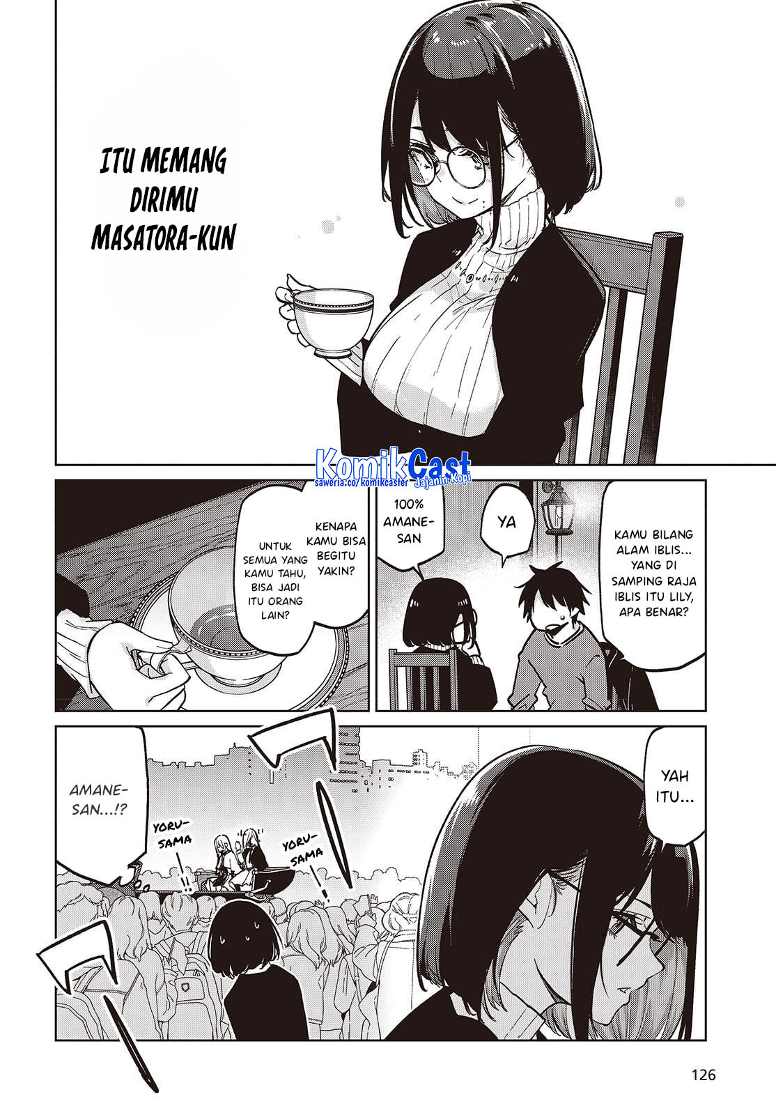 Oroka na Tenshi wa Akuma to Odoru Chapter 104 Bahasa Indonesia