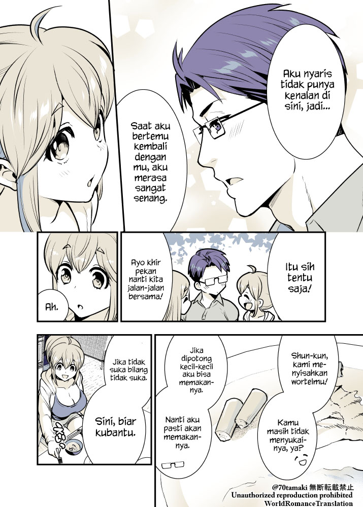 Osananajimi ga Hisabisa ni Saikai Shitara Otagai Kyonyuu ni Natteta chapter 7